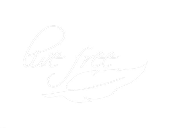 live free mit Feder Wandtattoo Vorschau