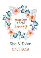 Welcome Wedding Poster | Plakat online drucken